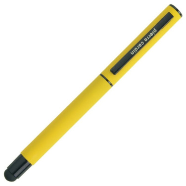 Logo trade corporate gift photo of: Roller touch pen, soft touch CELEBRATION Pierre Cardin